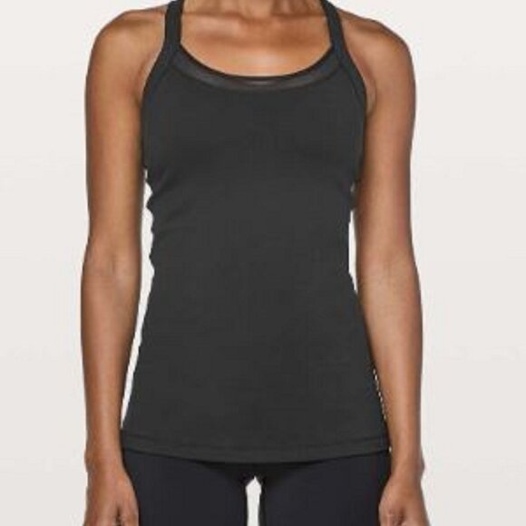 Women's Lululemon Rally Your Heart Tank Size 4 Black - Picture 2 of 12